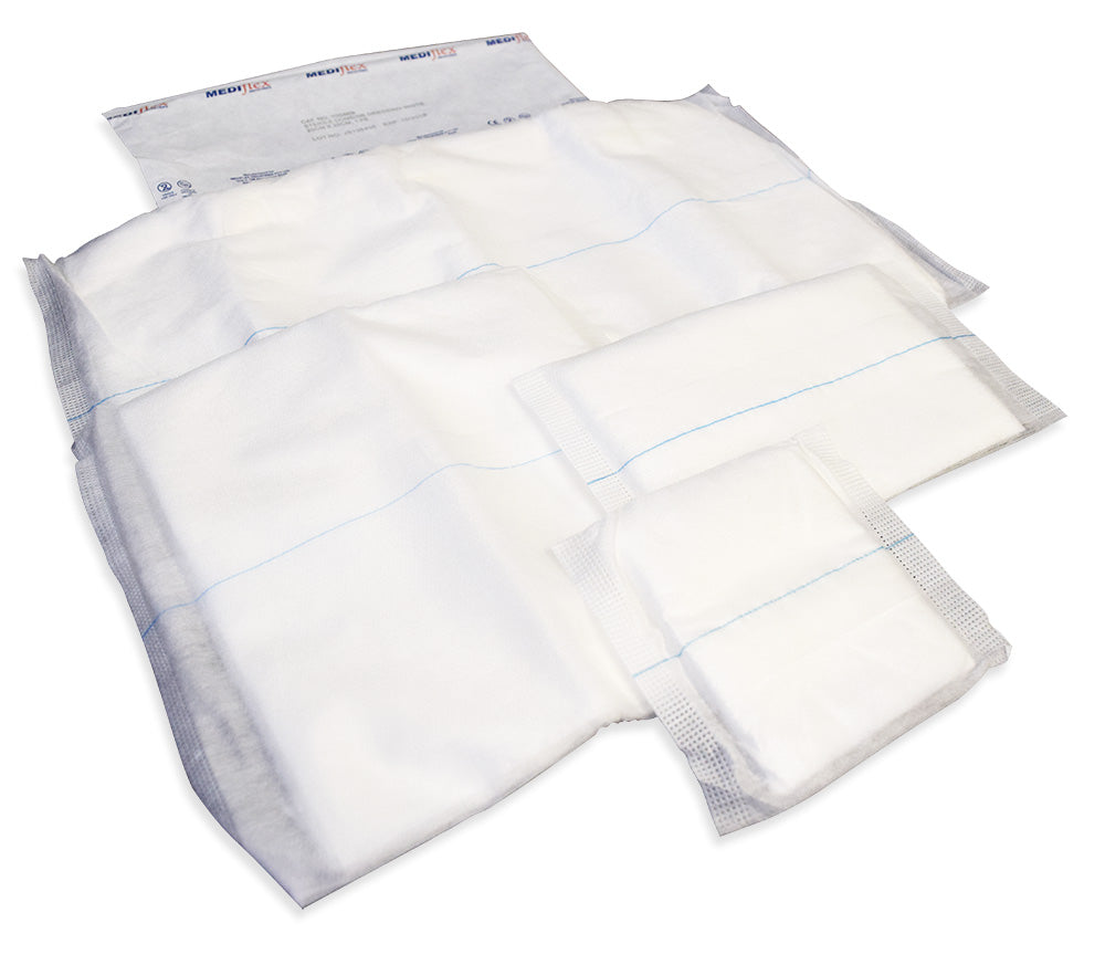 Mediflex sterile combine dressing in multiple sizes for wound care and protection